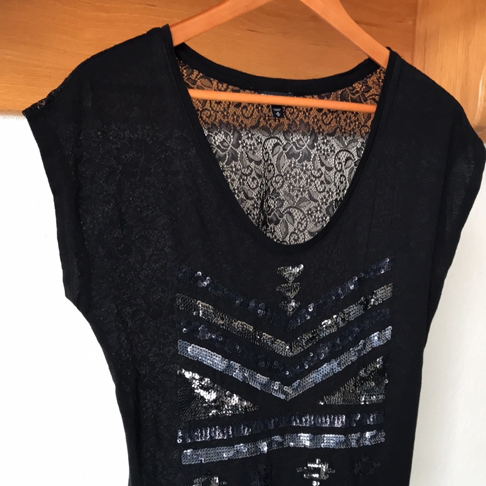 Express Aztec Sequined Top - Picture 5 of 9